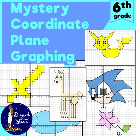 Coordinate Graphing Mystery Picture Worksheet. . Coordinate graphing mystery picturefour quadrants free